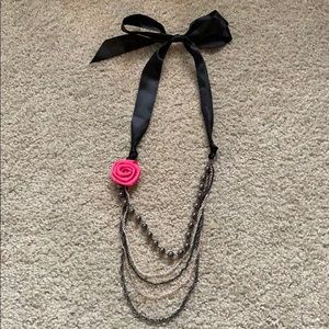 Chain Necklace with Flower